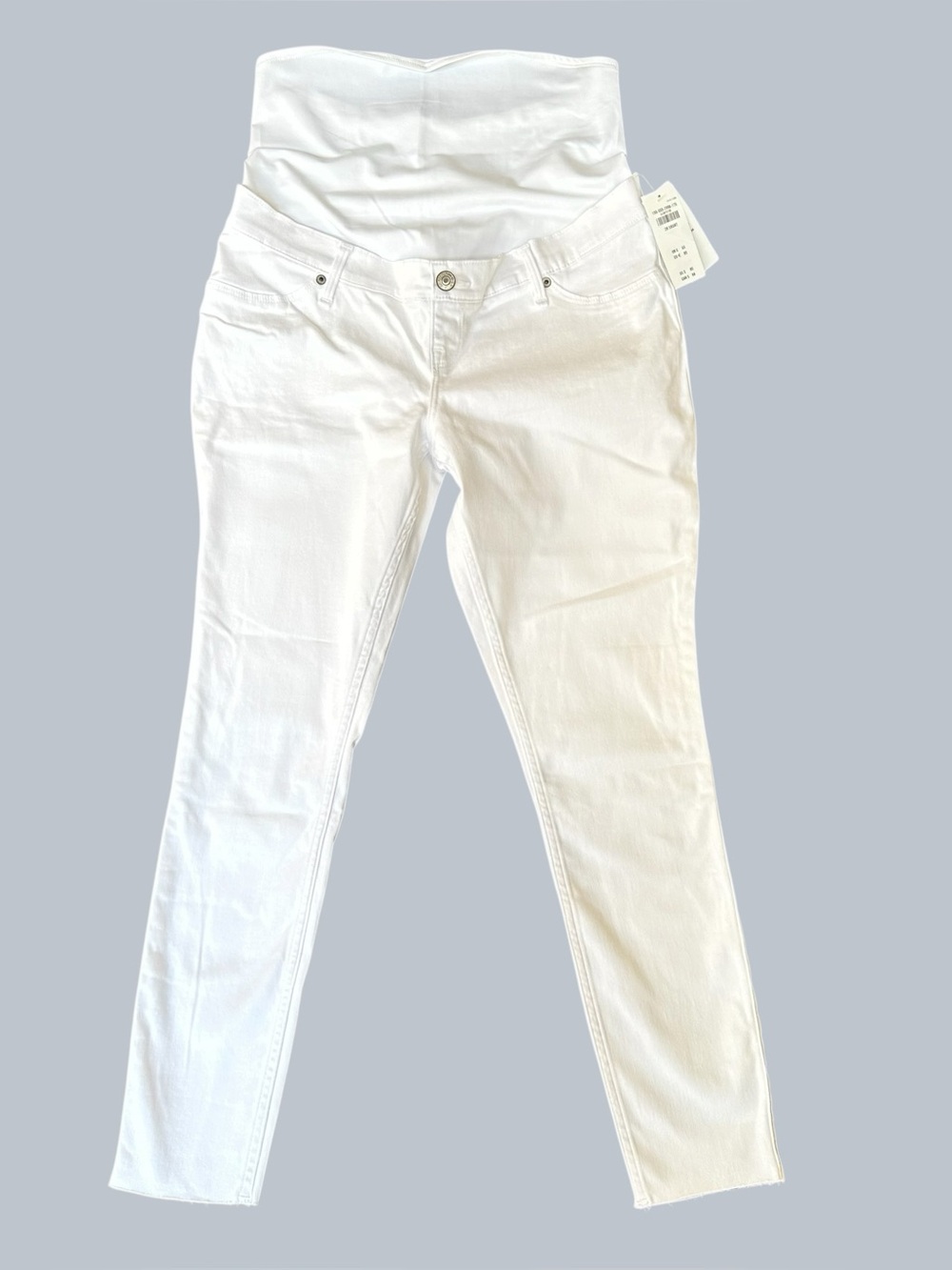 NWT Abercrombie & Fitch 28 (6s) White Maternity Skinny Jean leggings